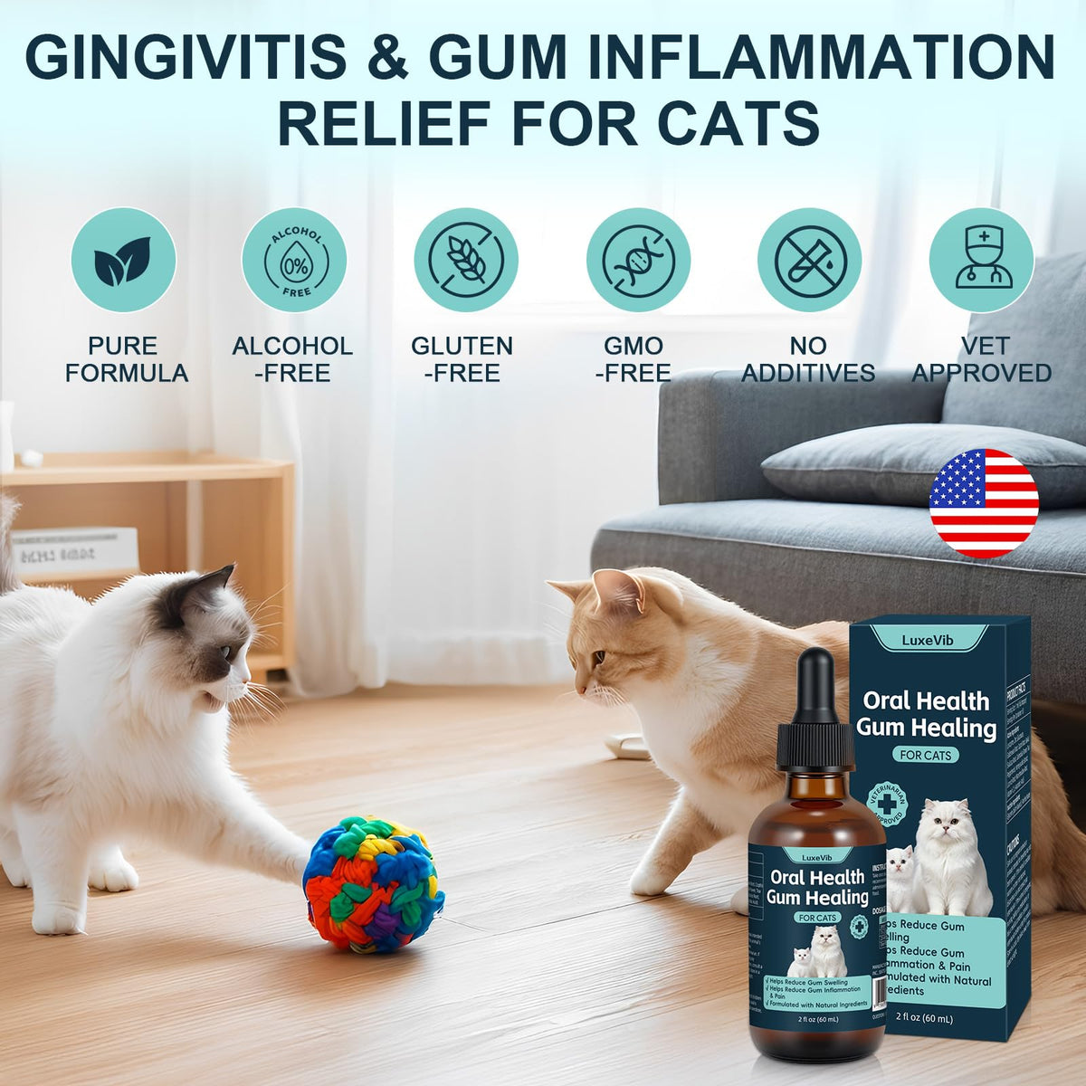 Natural Plant-Based Cat Oral Care A174