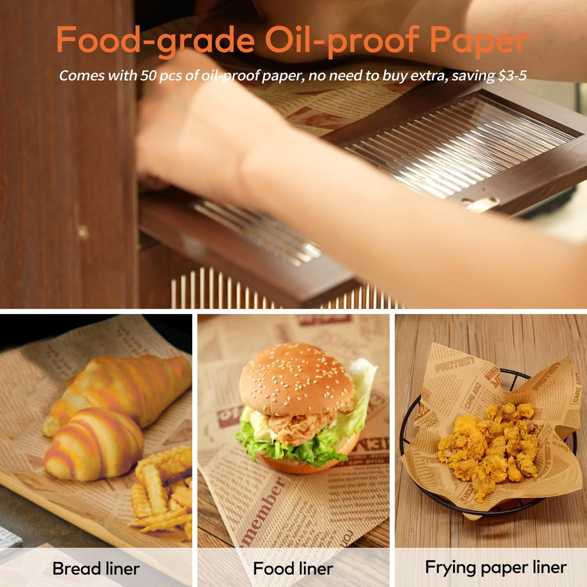 Wood Bread Box with Cutlery Drawer X293472