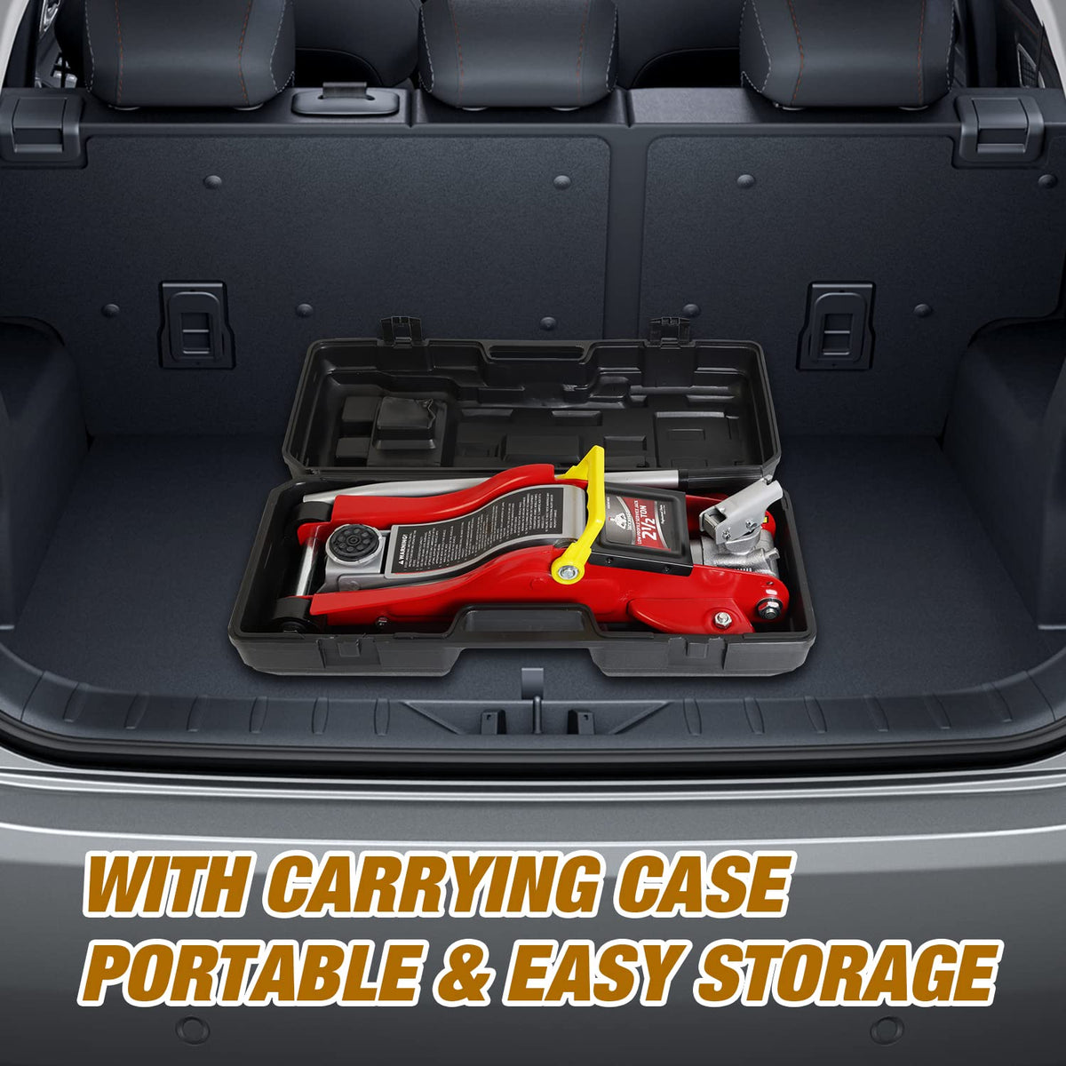 2.5 Ton Low Profile Hydraulic Floor Jack with Storage Case V768023