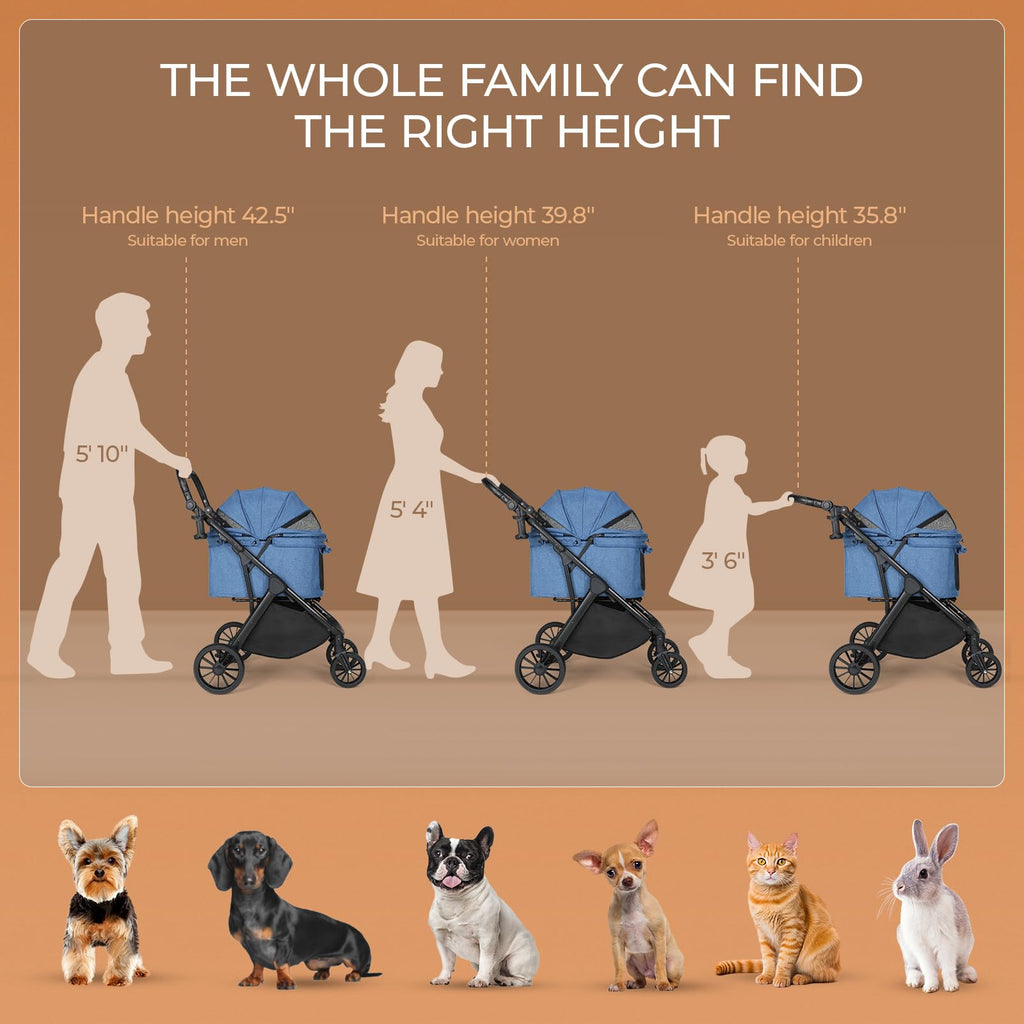 Foldable Dog Stroller O9084