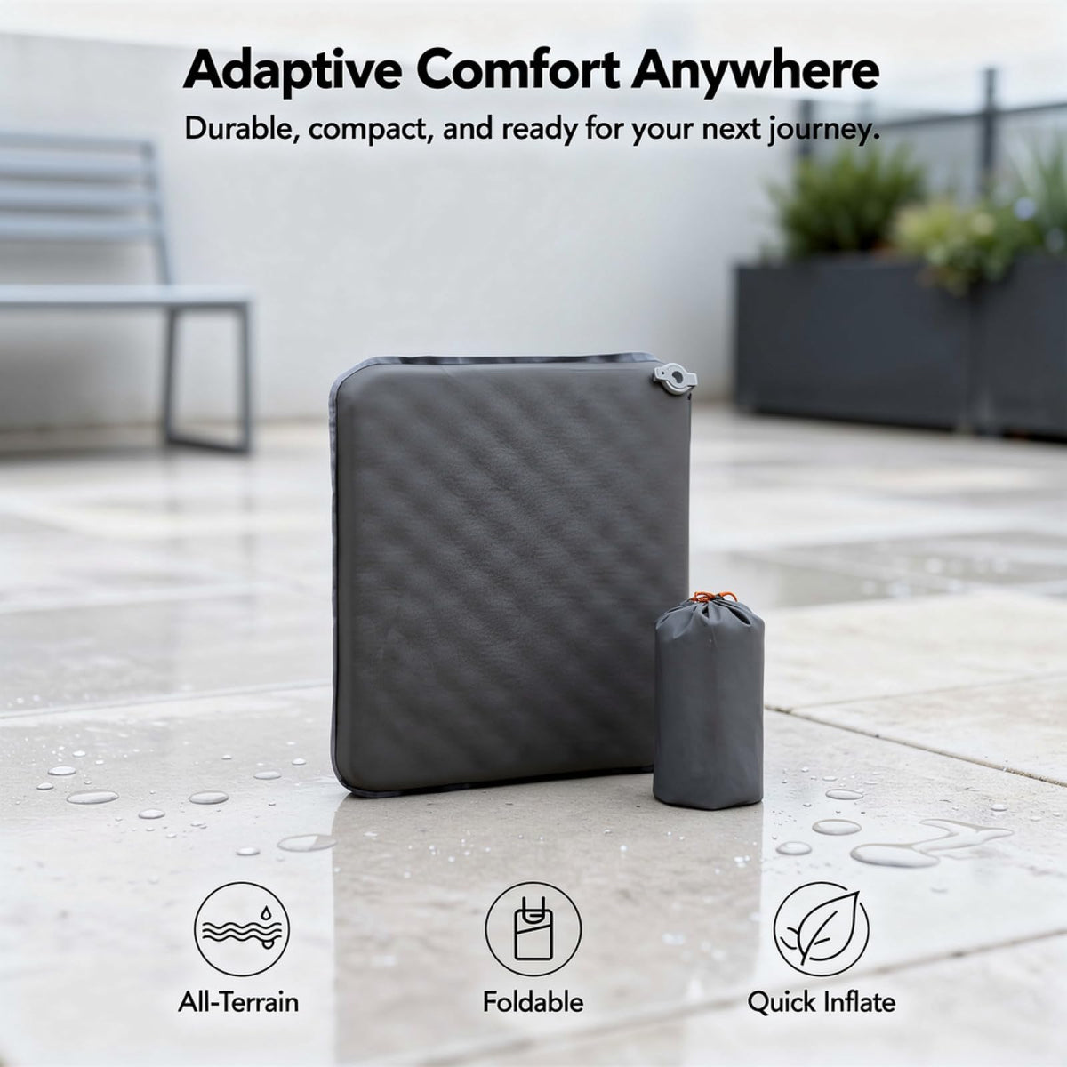 2 Pcs Inflatable Seat Cushion R5968