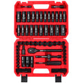 96-Piece 3/8" Drive Impact Socket Wrench and Bit Set, SAE & Metric, Cr-V Standard & Deep Sockets H26551