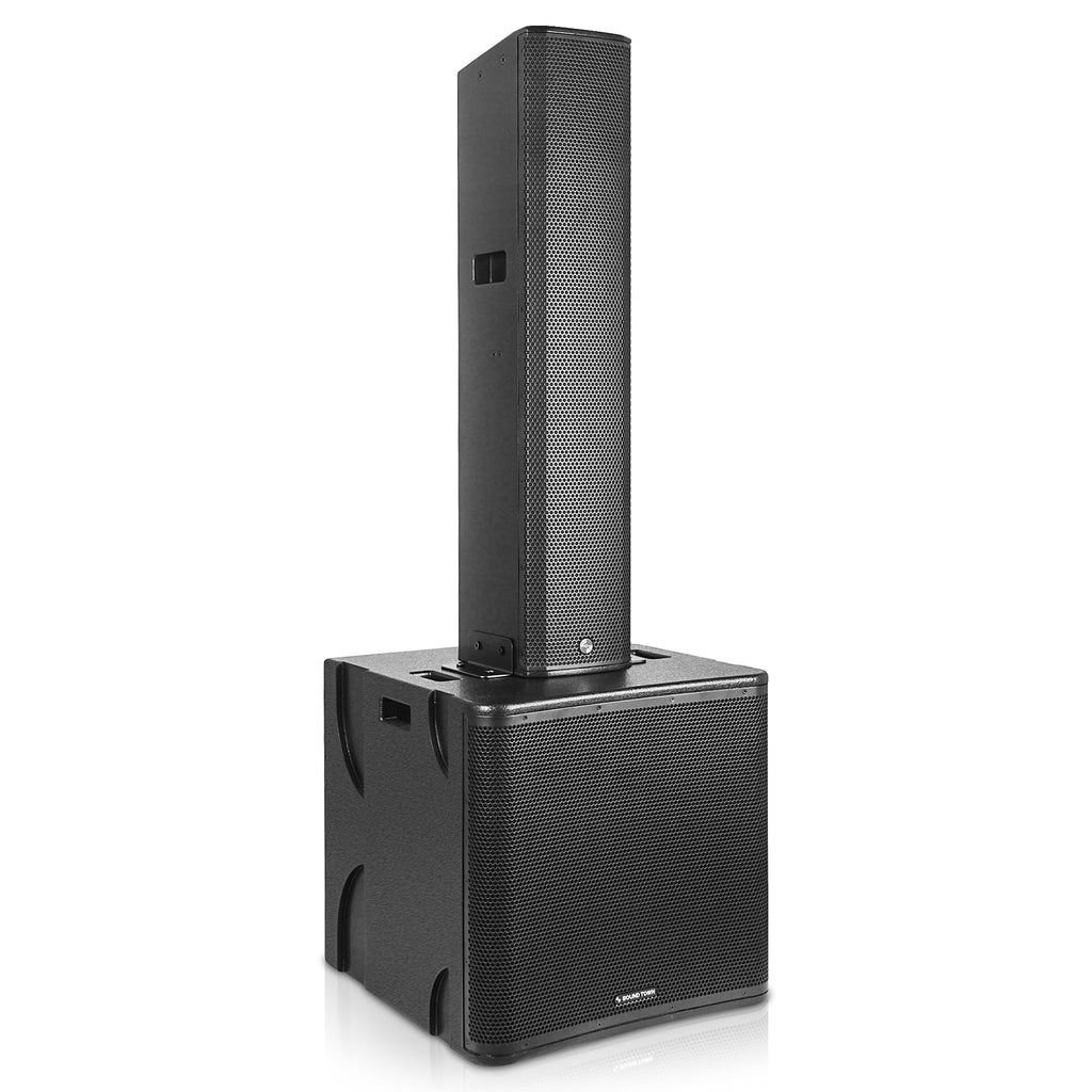 Powered Column Array Speaker System with 18" Subwoofer and Bluetooth P582869