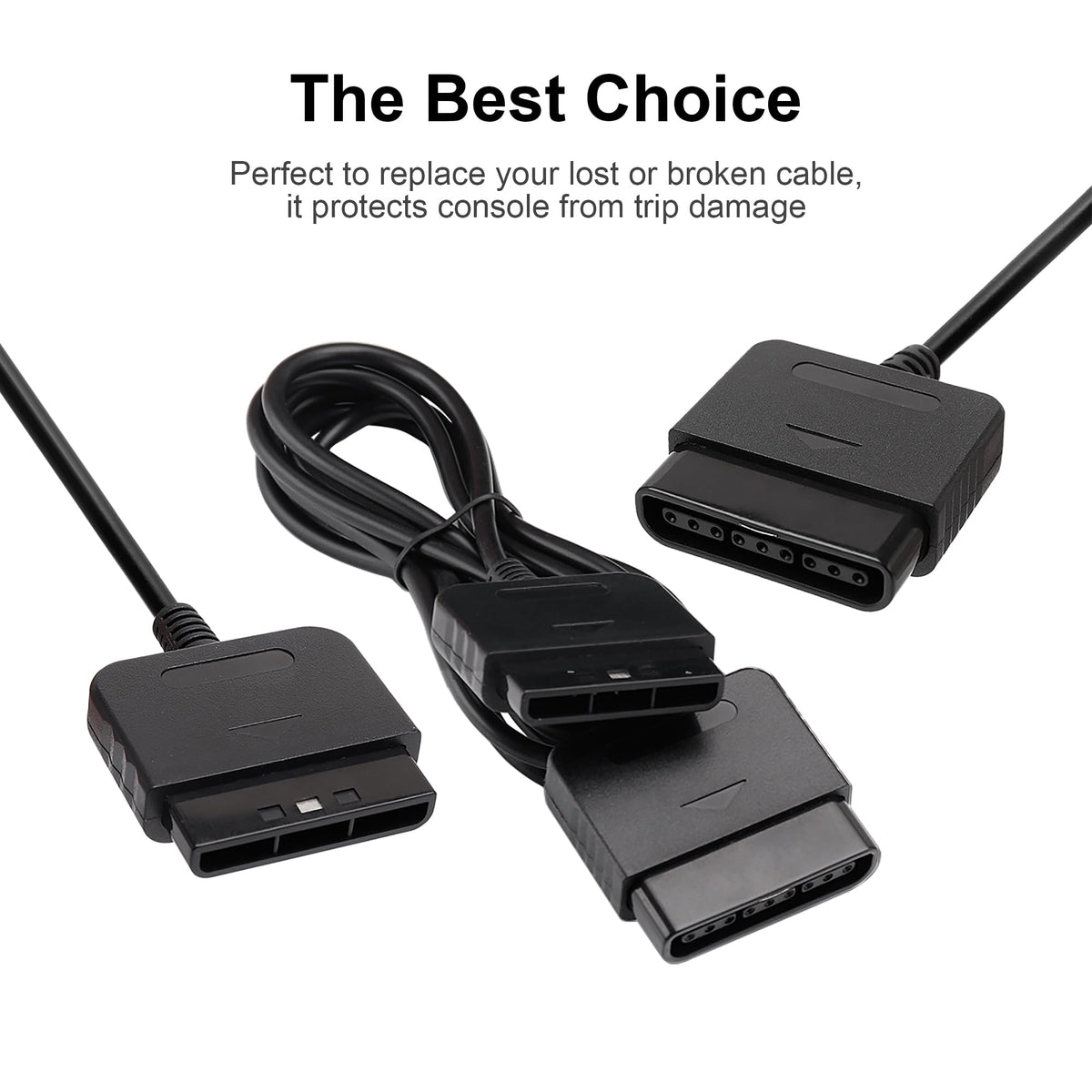 PS2 Controller Extension Cable 2-Pack 1.8M/6FT V92974