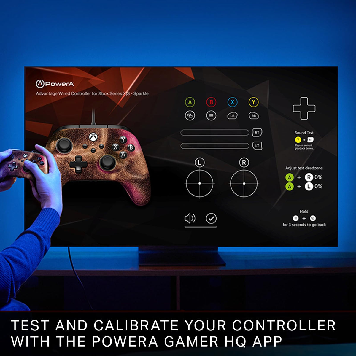 Black Wired Video Game Controller R229