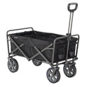 Collapsible Folding Outdoor Utility Wagon, Black O180445