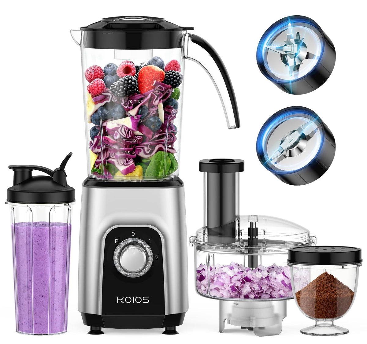 1000W 4 in 1 Blender Food Processor Combo B33323