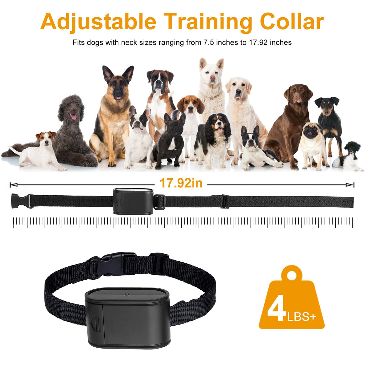 Electric Dog Fence System for 2 Dogs with 2 Waterproof Receiver Collars S989018