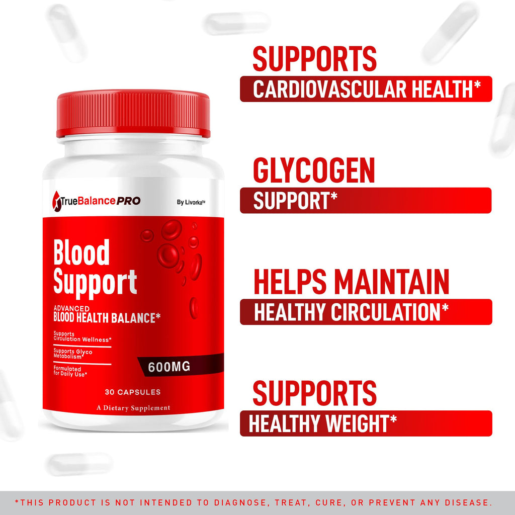 30 Capsules Blood Support Supplement C435