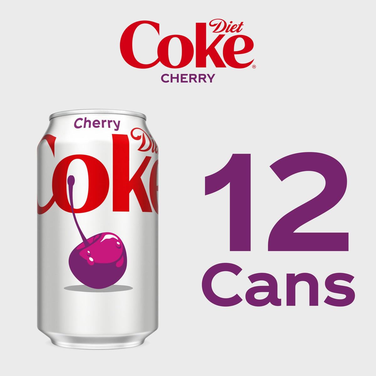 Cherry Soda Soft Drink, 12 fl oz, 12 Pack K18150