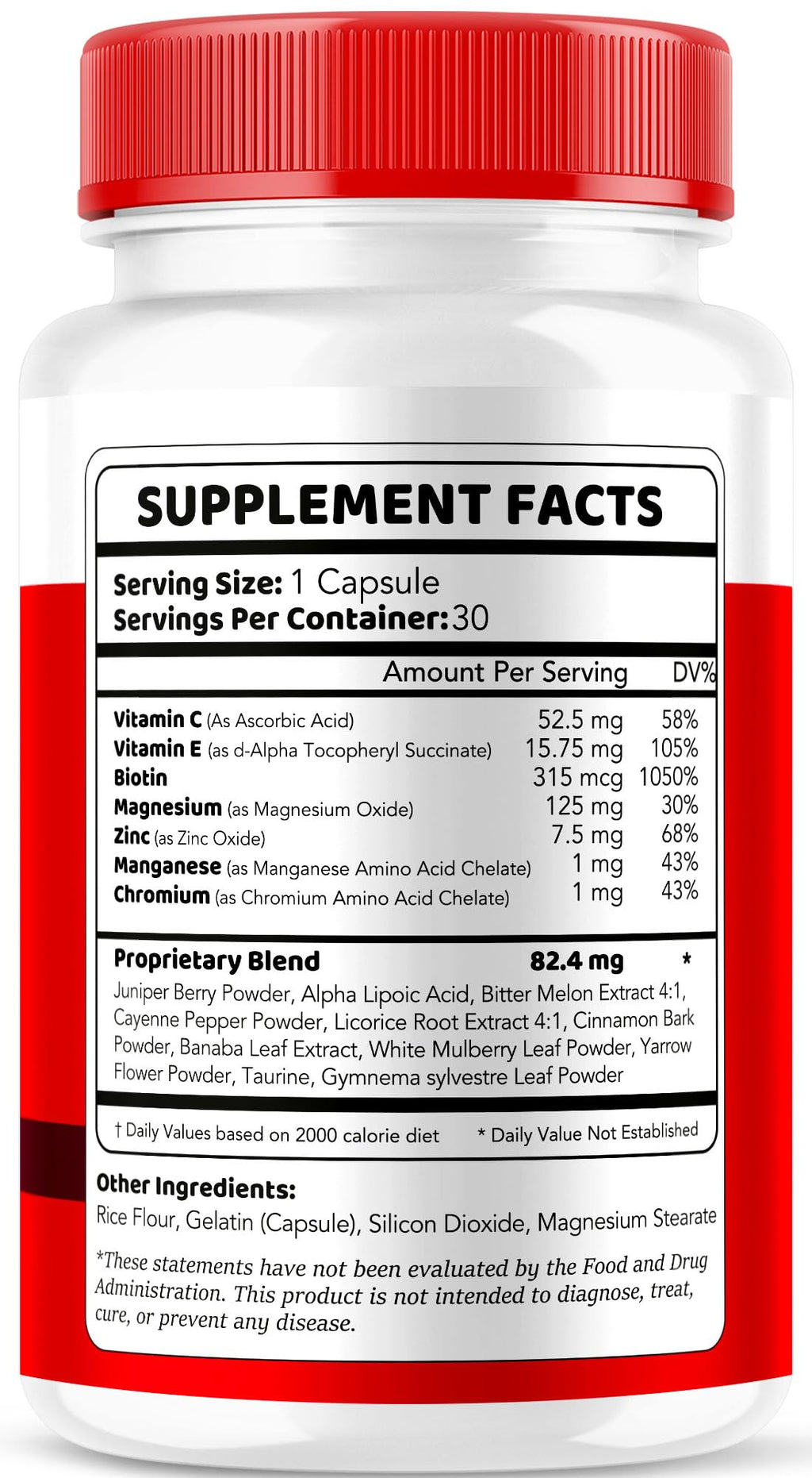 30 Capsules Blood Support Supplement C435