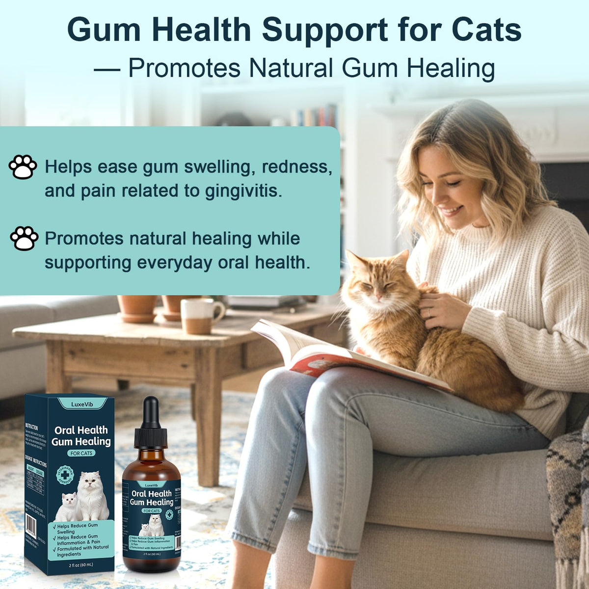 Natural Plant-Based Cat Oral Care A174
