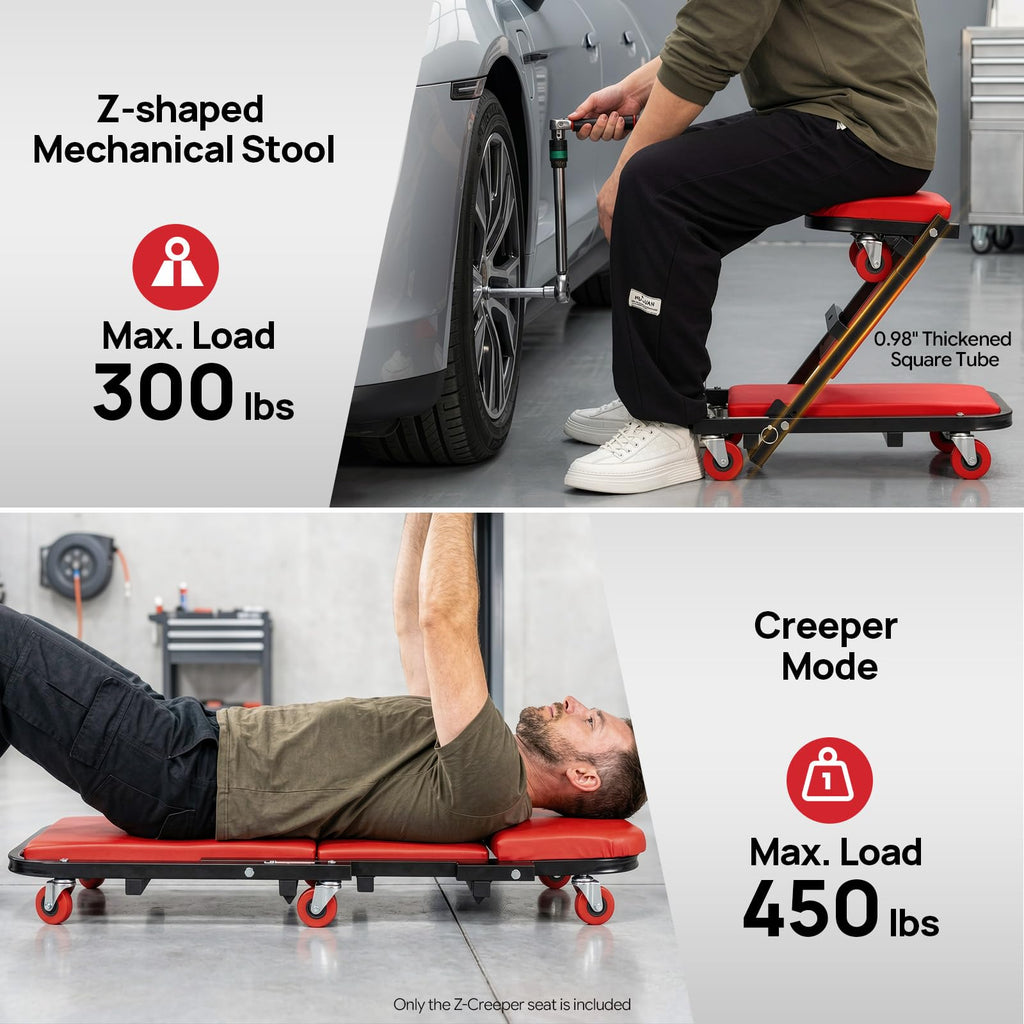 Heavy Duty 2 in 1 Z Creeper Seat V61466