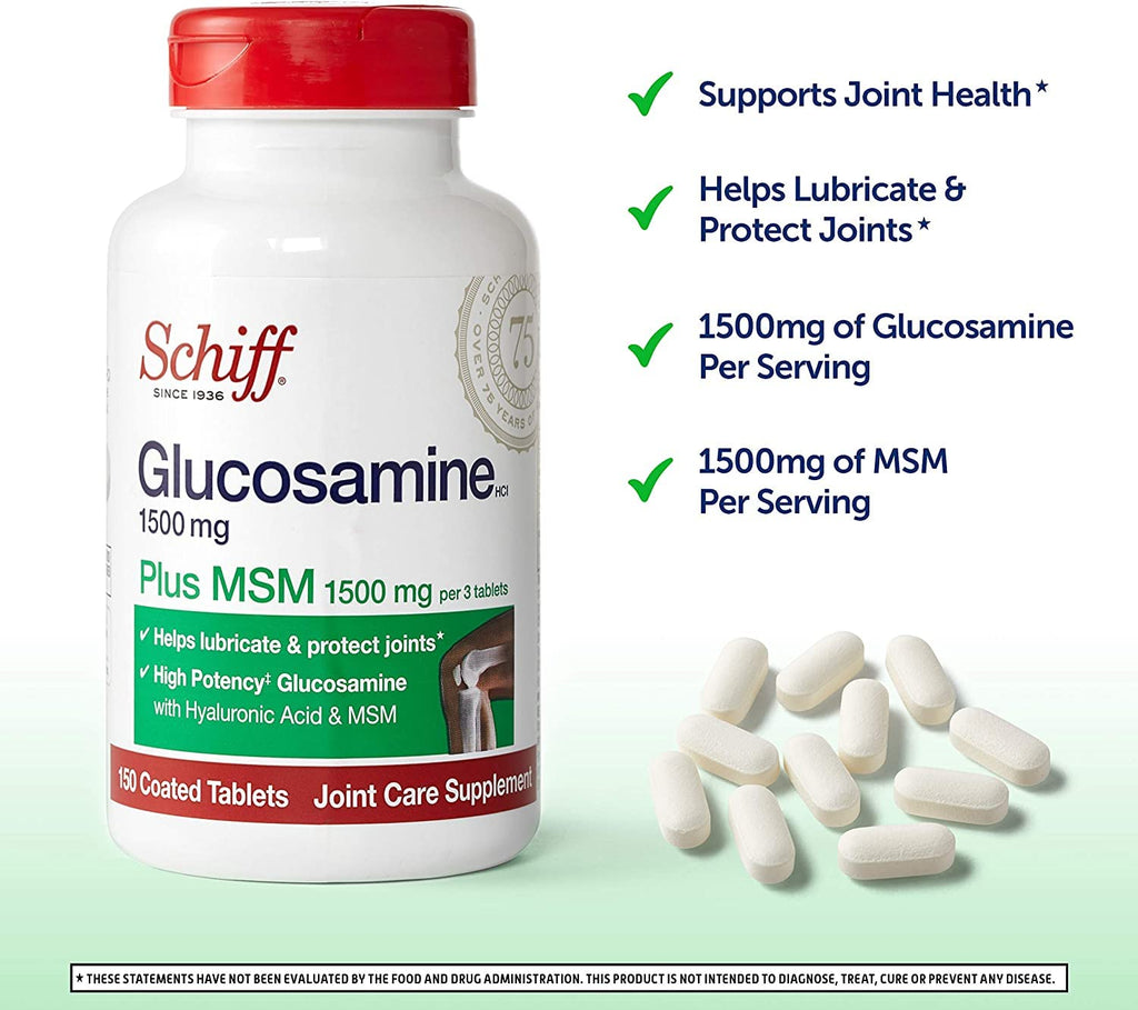 Glucosamine MSM Hyaluronic Acid Joint Supplement O4204
