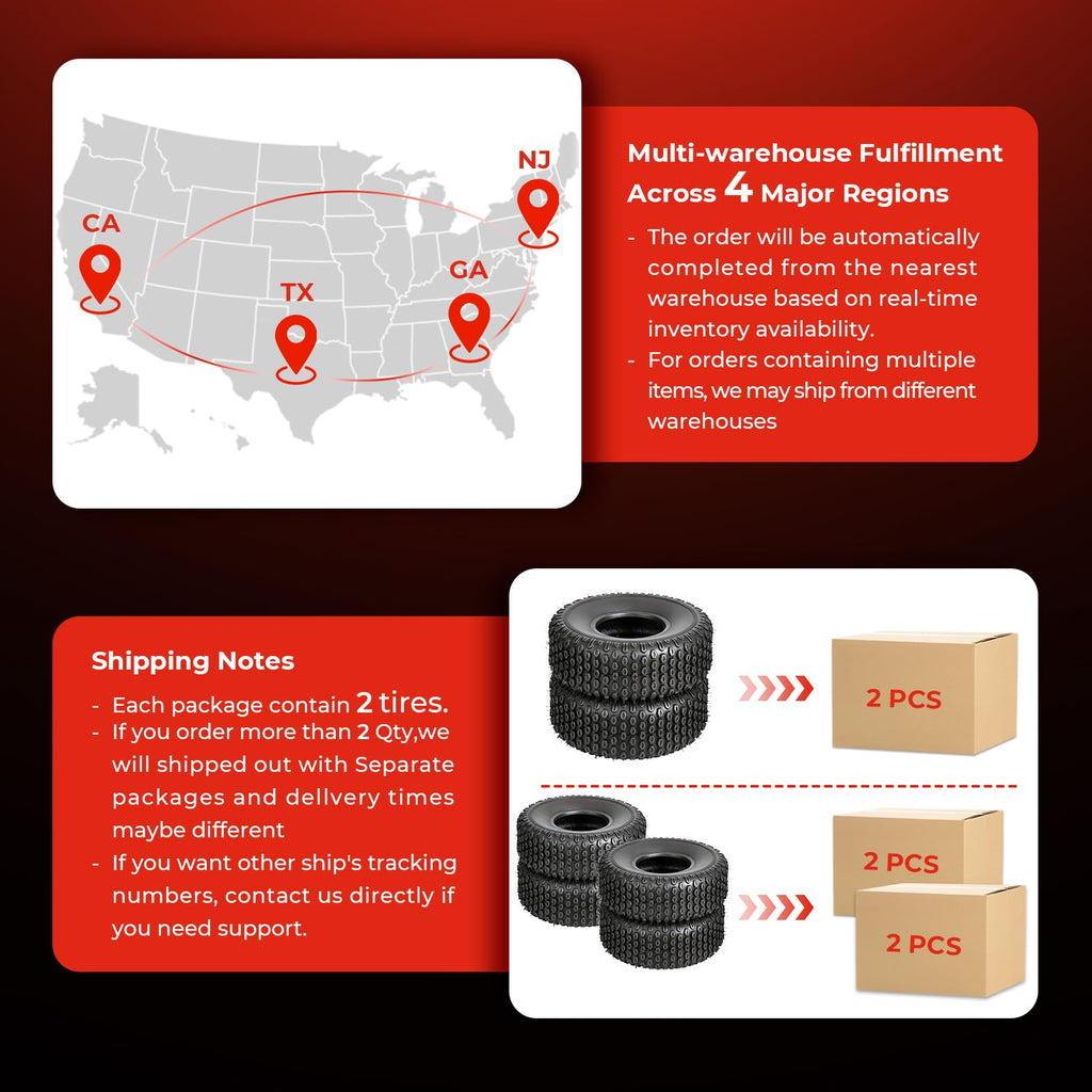 20x7-8 All-Terrain Tubeless Tires Set of 2 N919427
