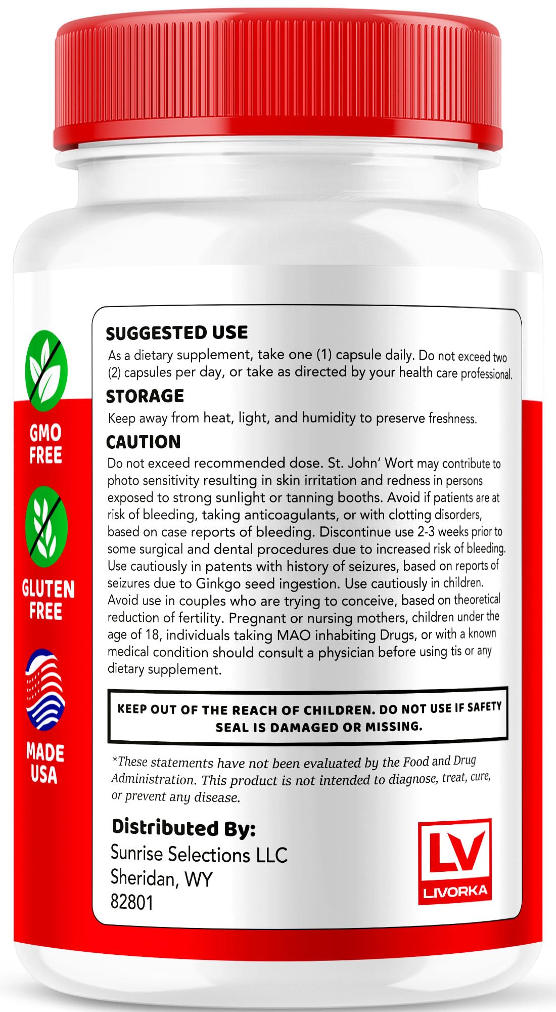 30 Capsules Blood Support Supplement C435