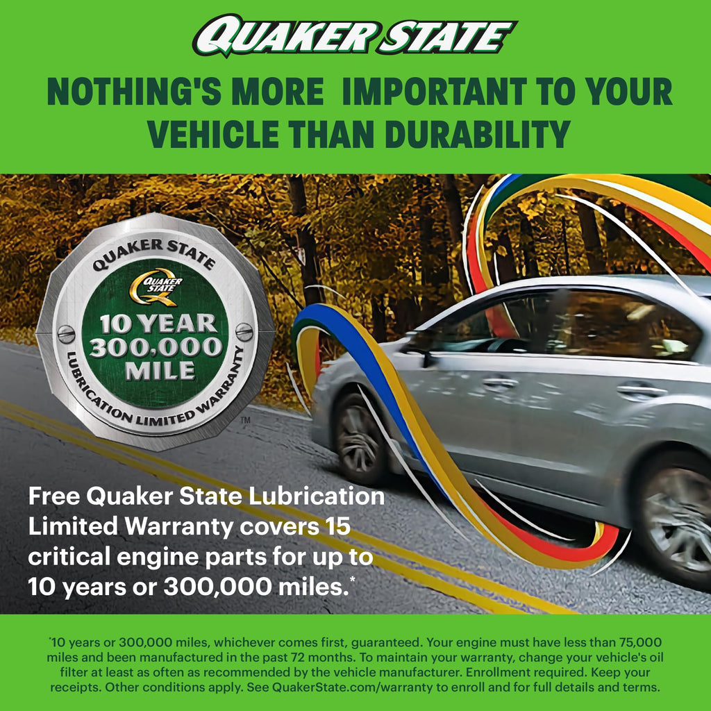 10W-30 Full Synthetic Motor Oil, 5 Quart S470986