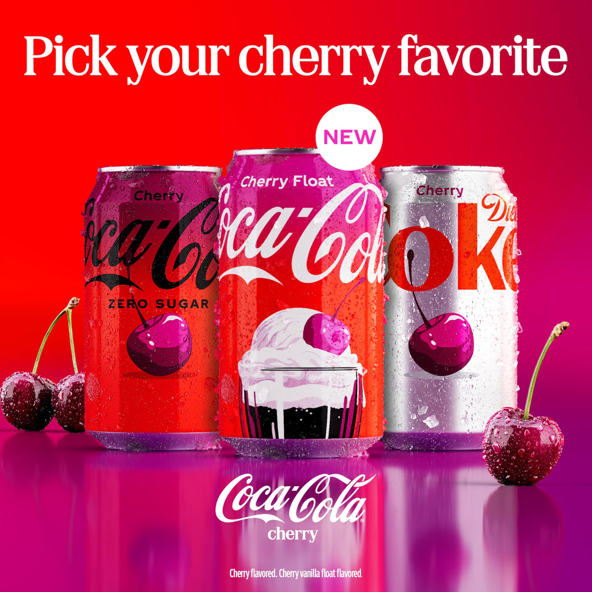 Cherry Soda Soft Drink, 12 fl oz, 12 Pack K18150