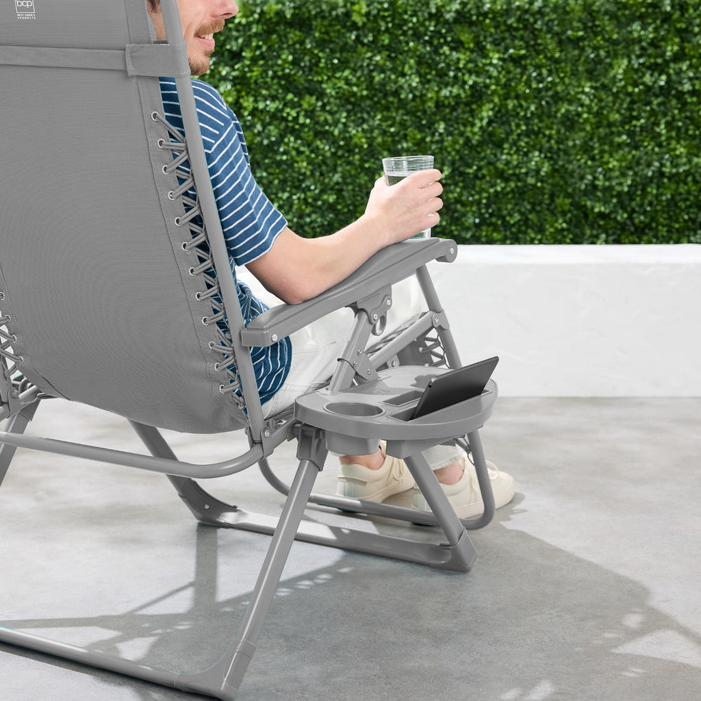 Zero Gravity Chair Recliner Dove Gray H7157