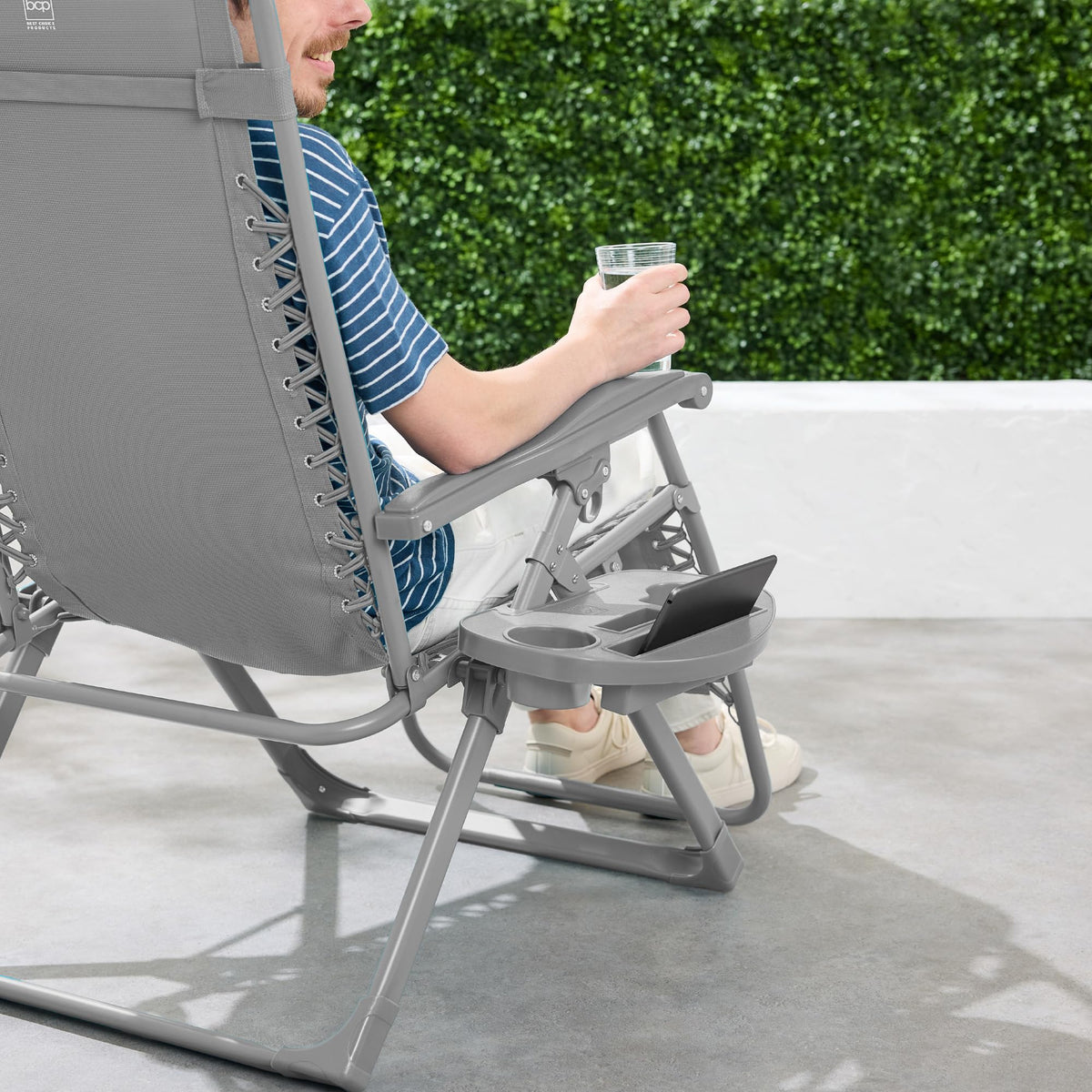 Zero Gravity Chair Recliner Dove Gray H7157