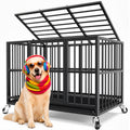 48 Inch Heavy Duty Black Dog Kennel G4633