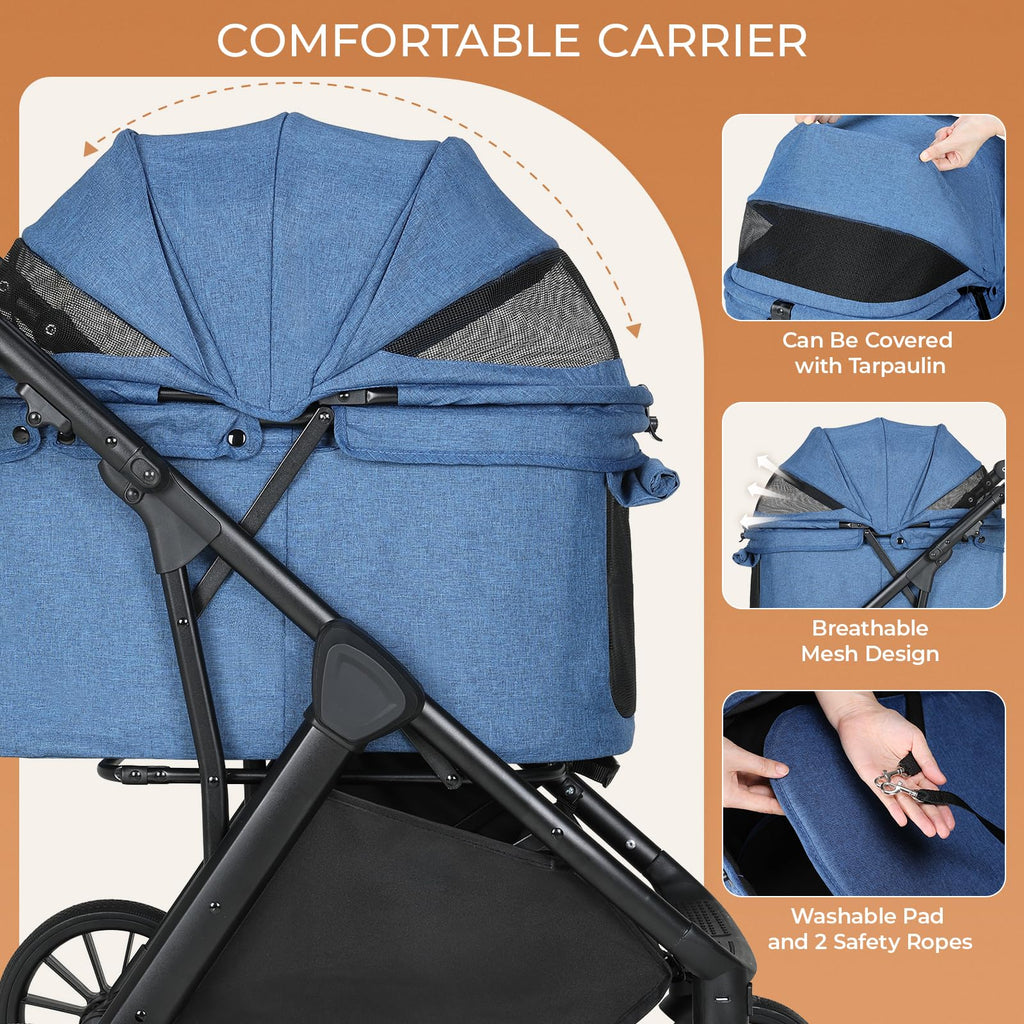 Foldable Dog Stroller O9084
