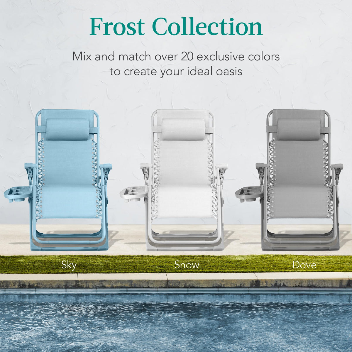 Zero Gravity Chair Recliner Dove Gray H7157
