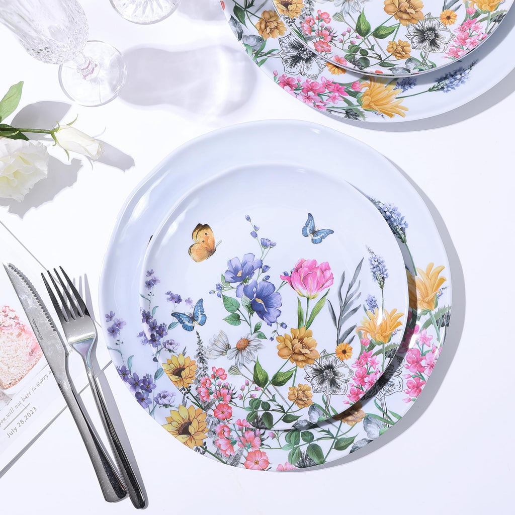 12-Piece Melamine Dinnerware Set W9643