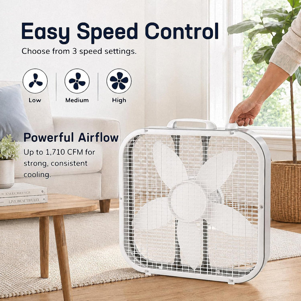 20 Inch 3-Speed Box Fan K31681