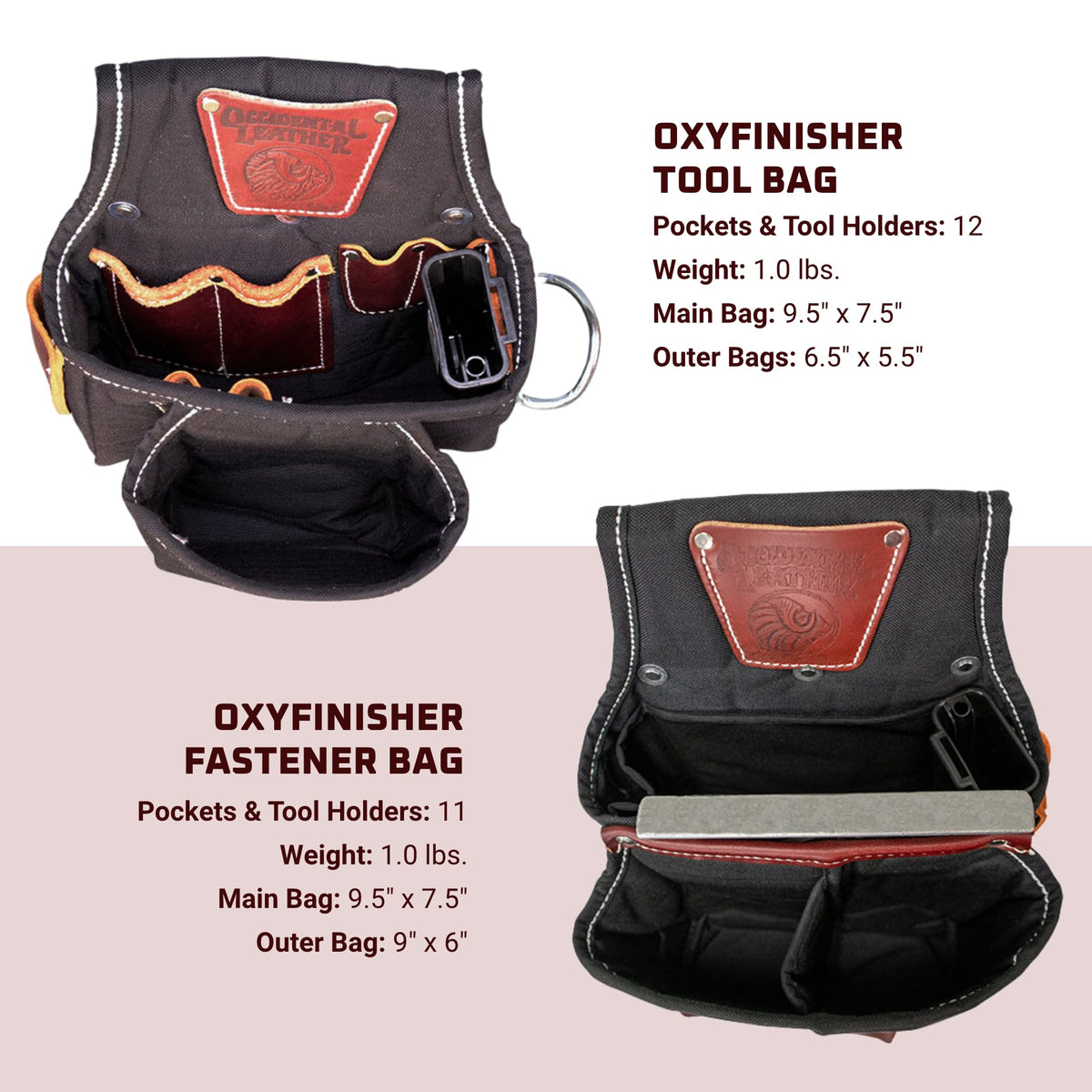 Leather Tool Belt Set with 25 Pockets X202804
