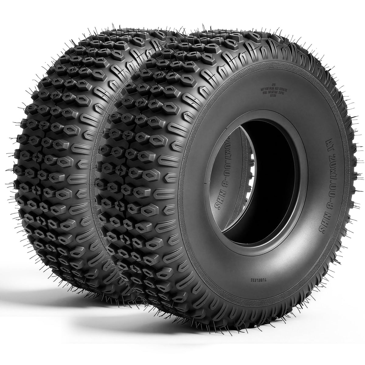 20x7-8 All-Terrain Tubeless Tires Set of 2 N919427