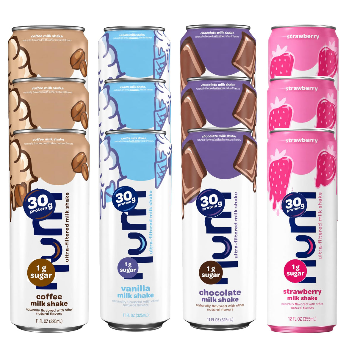 Protein Shake Variety Pack 30g Protein 12 Pack G5927