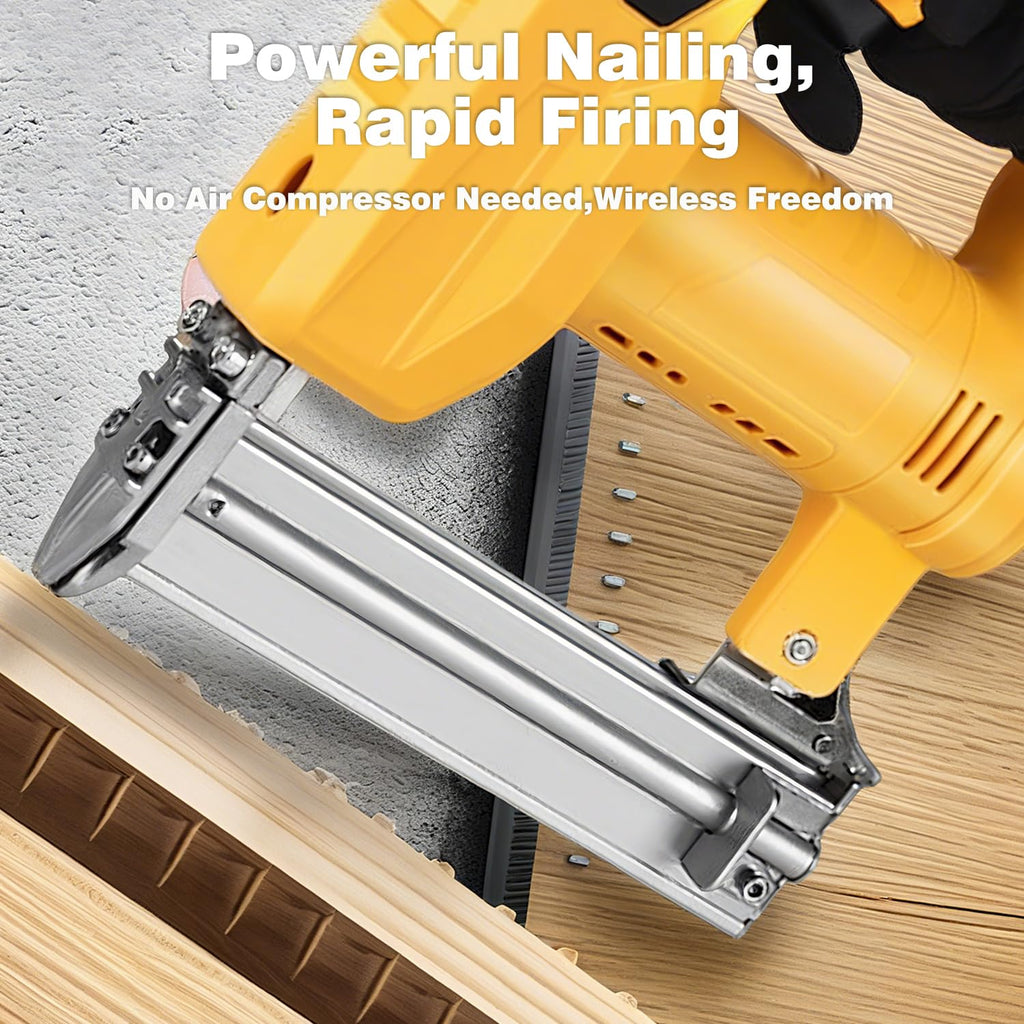 2 in 1 Cordless Brad Nailer 18 Gauge Electric Nail Gun A6078