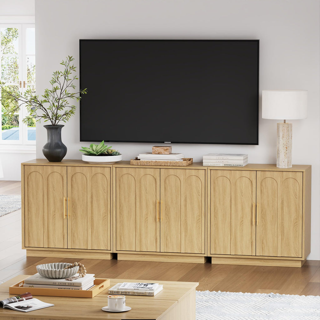 31.5" Oak Sideboard Buffet Cabinet with Storage Q151