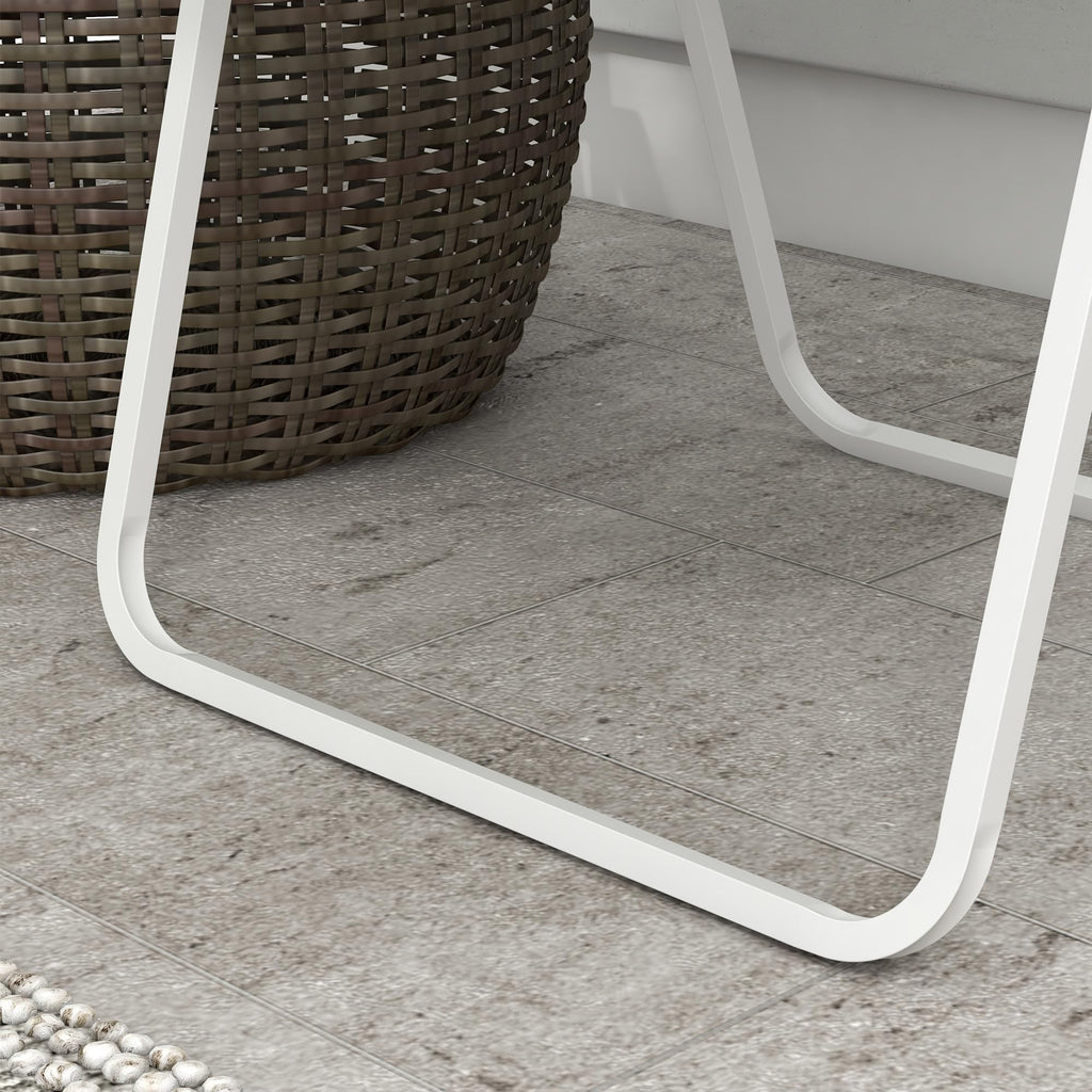 Set of 2 Oversized Folding Webbed Lawn Chairs with Armrests B824