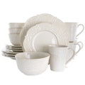 Round Stoneware 16 Piece Dish Set W196859