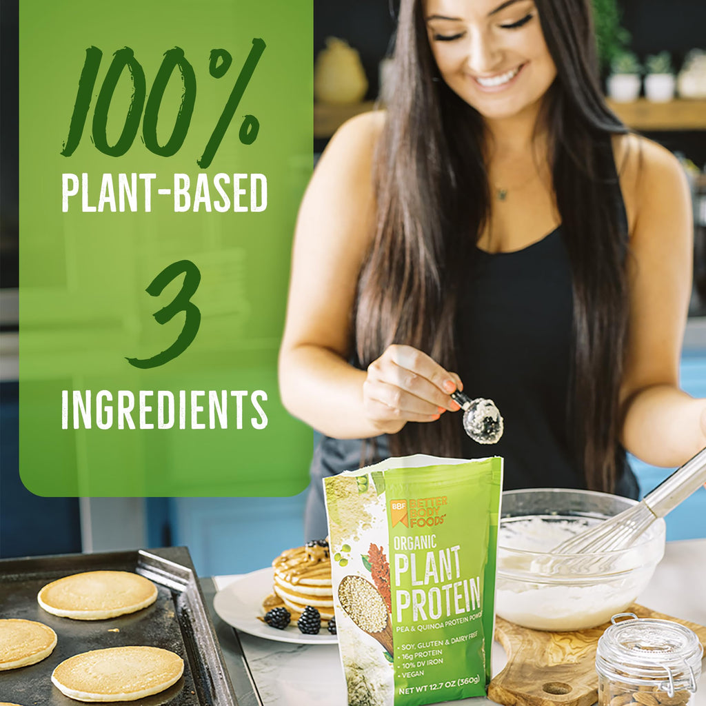 Organic Plant Protein Powder 12.7 Oz Unflavored Isolate P43271