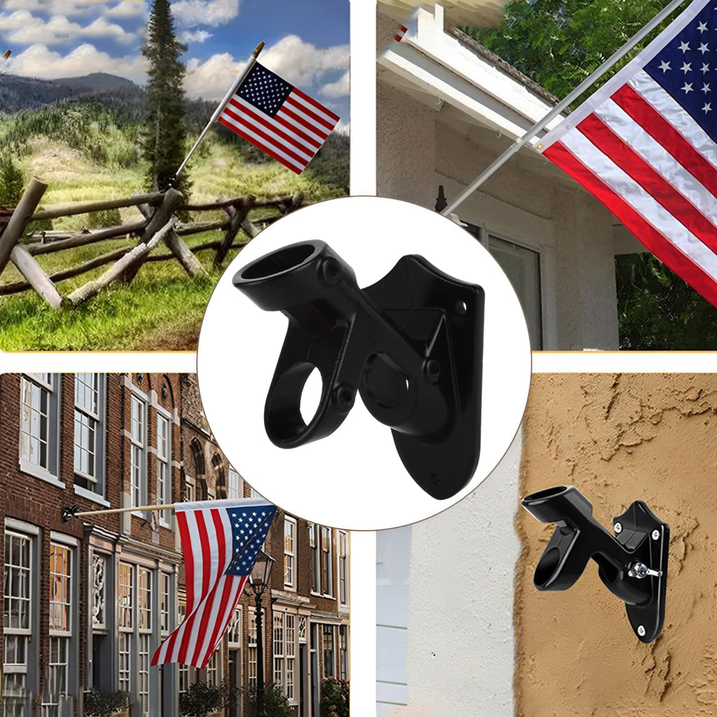 4 Pack Aluminum Flag Pole Holder Brackets 1 inch J7451