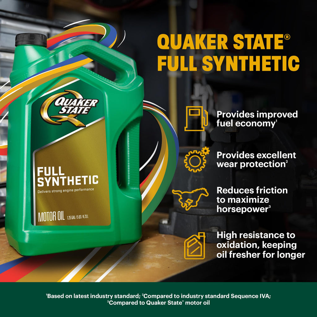 10W-30 Full Synthetic Motor Oil, 5 Quart S470986