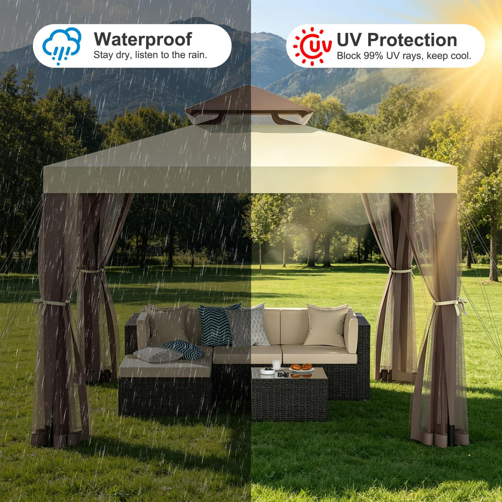 10×10 Outdoor Gazebo Canopy Tent P771