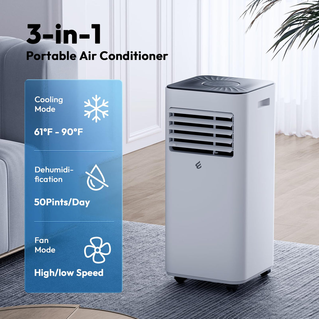 10,000 BTU Portable Air Conditioner with Remote W6070