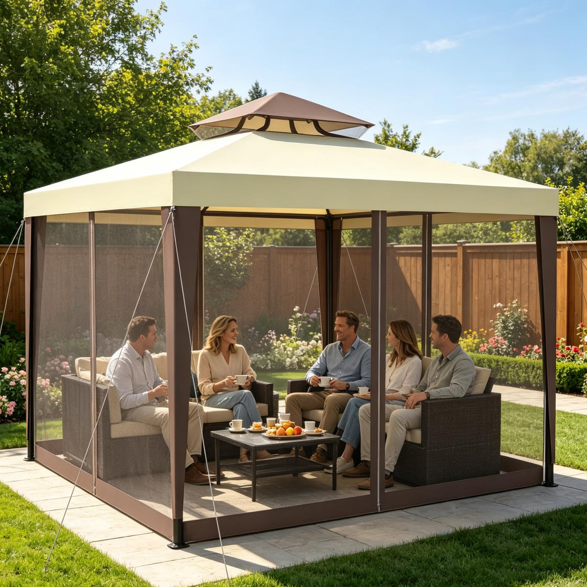 10×10 Outdoor Gazebo Canopy Tent P771