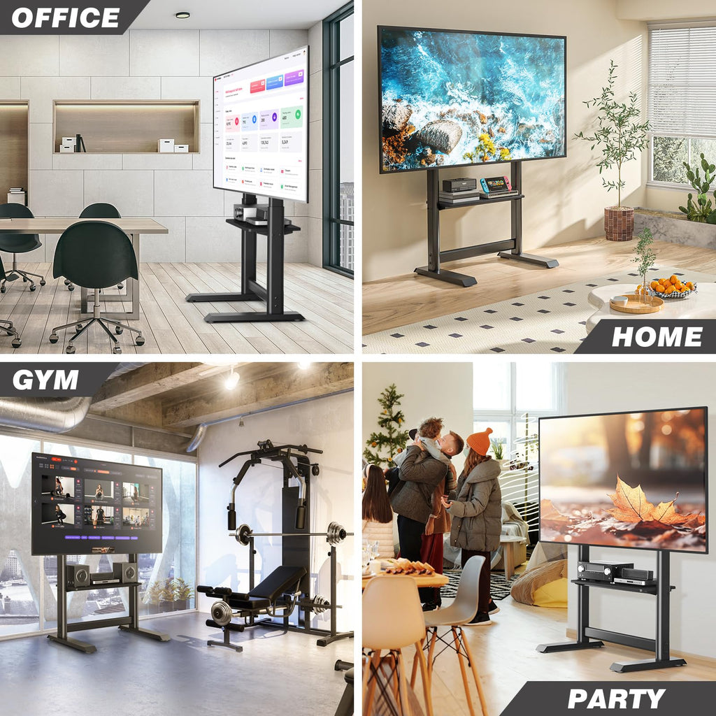 Heavy Duty Rolling TV Stand for 55-100 inch TVs I8926