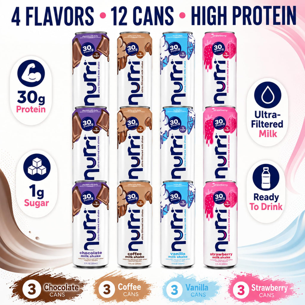 Protein Shake Variety Pack 30g Protein 12 Pack G5927