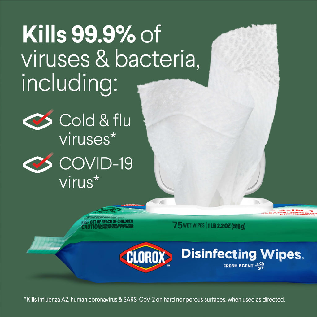 Disinfecting Wipes Fresh Scent 75 Count 3 Pack K404381