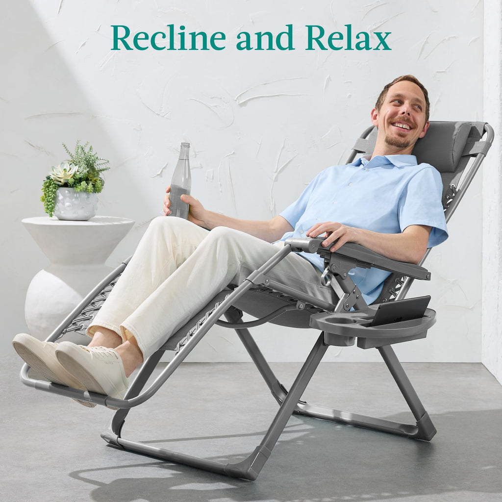 Zero Gravity Chair Recliner Dove Gray H7157