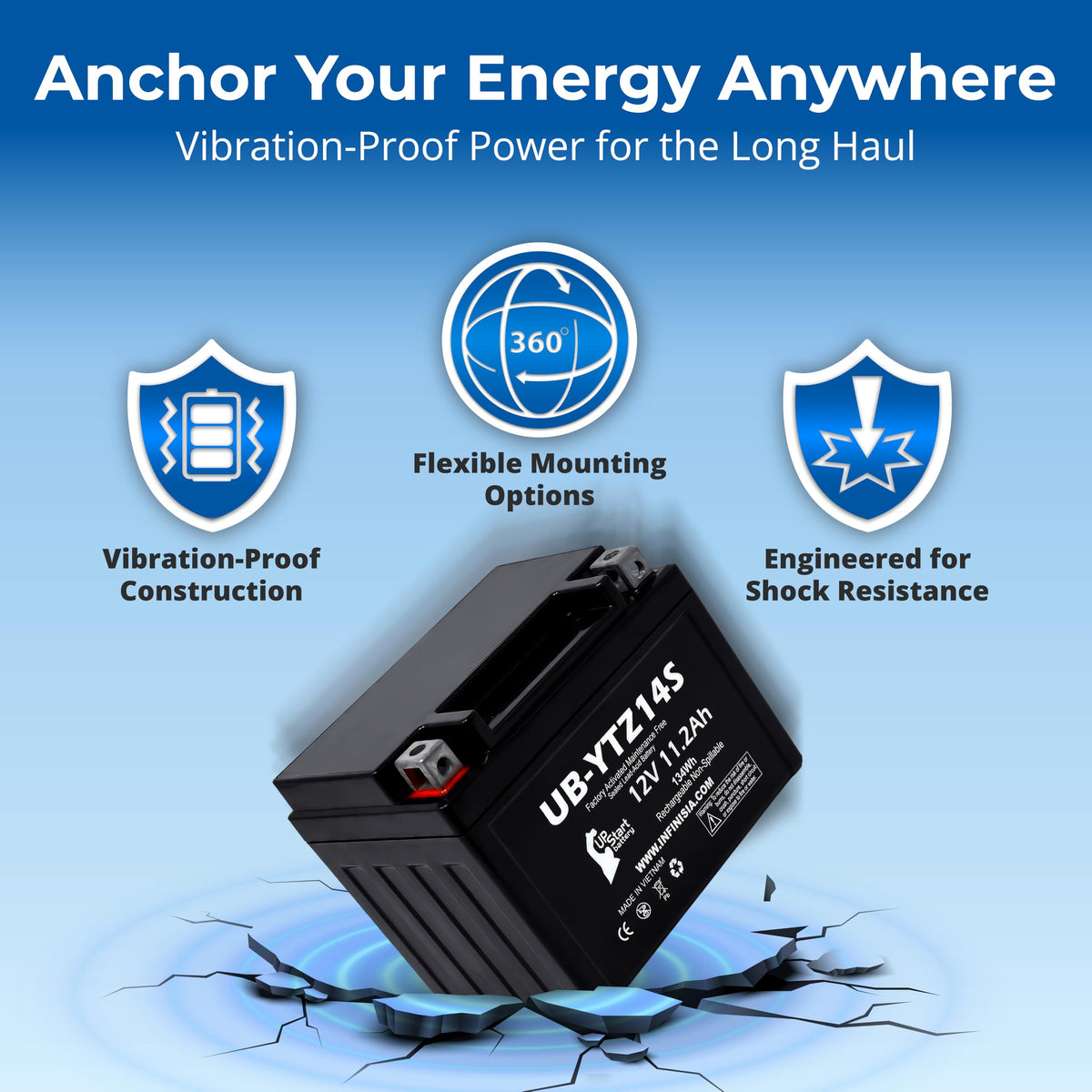 12V 11.2Ah Battery H861507