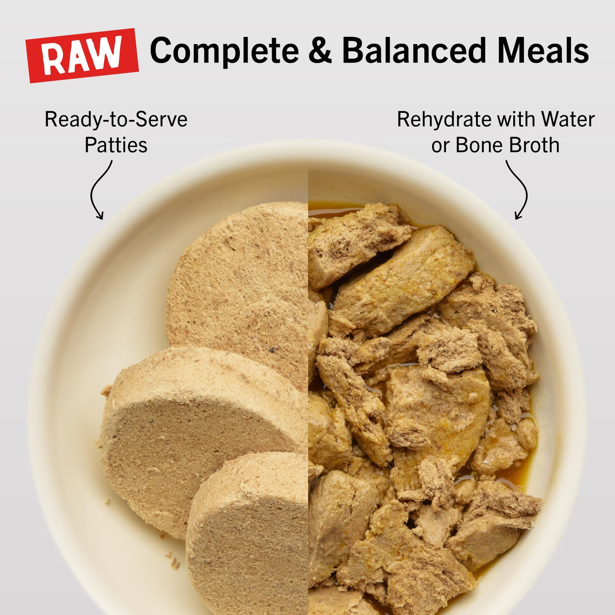 Freeze-Dried Raw Beef Grain-Free Dog Food 25 oz D76425