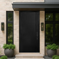 Fiberglass Front Door 36" x 80" Left-Hand Inswing Black T1626