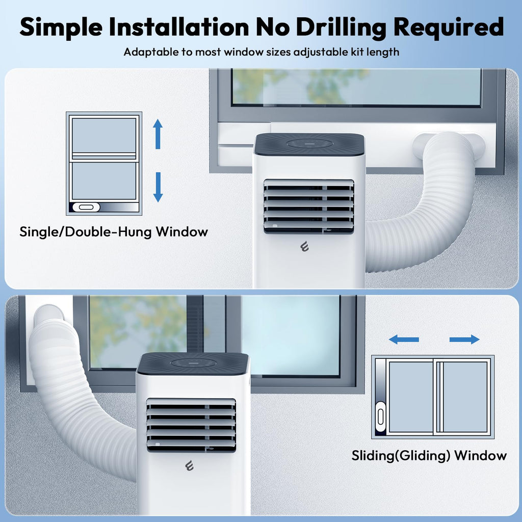 10,000 BTU Portable Air Conditioner with Remote W6070